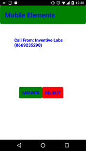 Mobile Elements - Inbound Calls