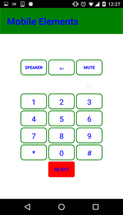 Mobile Elements - On Call Keypad