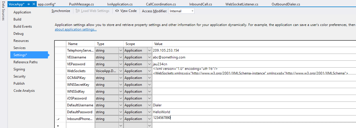 Mobile Elements - Server Configuration