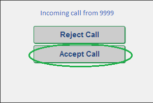 WebRTC Demo - Accept Call