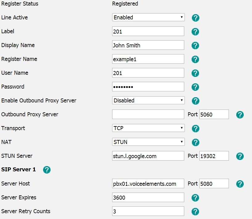 Configure Yealink T19