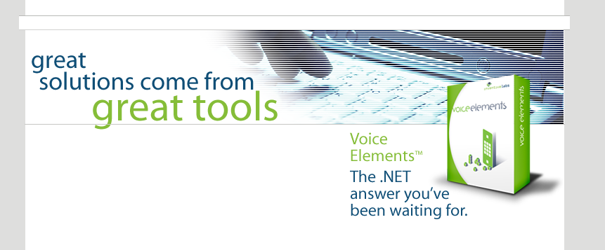 Voice Elements - Great Solutions Come From Great Tools